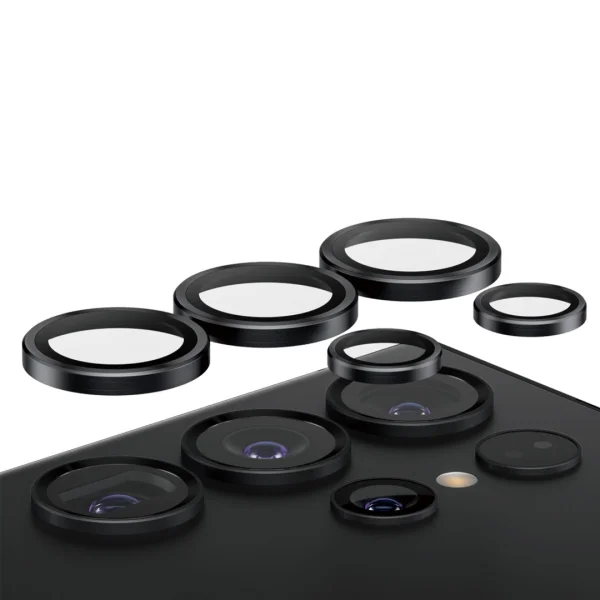Glass Camera Protector PanzerGlass Hoops Lens Protector for Samsung Galaxy S24 Ultra, Black 2