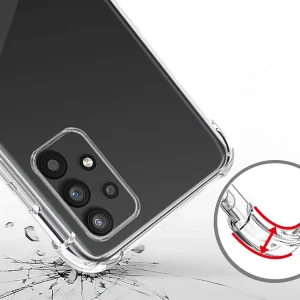 Силиконов калъф Jelly Roar за Samsung Galaxy A32 5G, Прозрачен 3