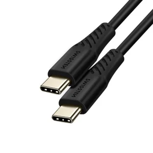 Кабел SWISSTEN USB-C към USB-C, Power Delivery, 5A, 100W,1.5m, Черен 3