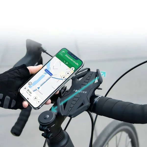 Bicycle Mount Forever BH-120, devices up to 6 inches, black 2