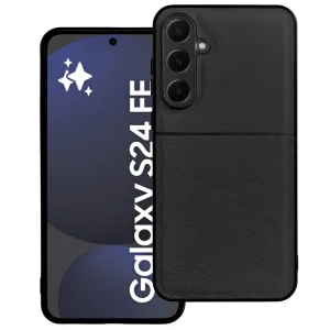 Удароустойчив калъф Noble за Samsung Galaxy S24 FE, Черен
