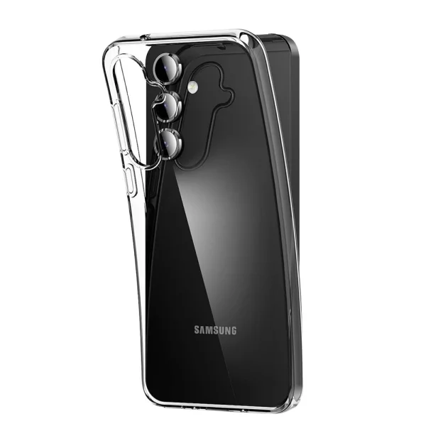 Silicone case for Samsung Galaxy A55, 0.5mm, Transparent 2