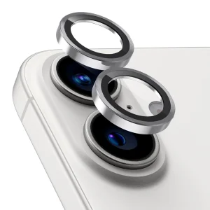 Стъклени протектори за камера Lens Fulm за iPhone 16 / 16 Plus, Сребрист