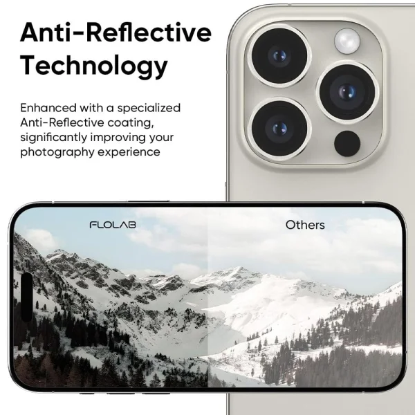 Lens Fulm Camera Glass Protectors for iPhone 16 Pro / 16 Pro Max, Silver 4