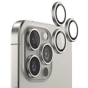 Стъклени протектори за камера Lens Fulm за iPhone 16 Pro / 16 Pro Max, Сребрист