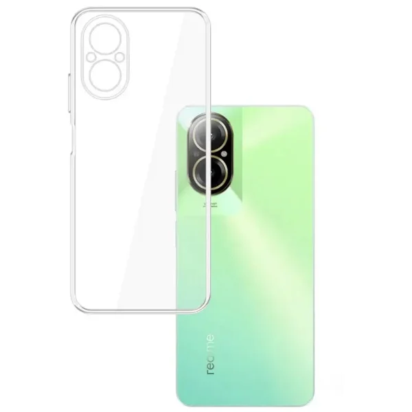 Силиконов калъф за Realme C67 4G, 0.5mm, Прозрачен 2
