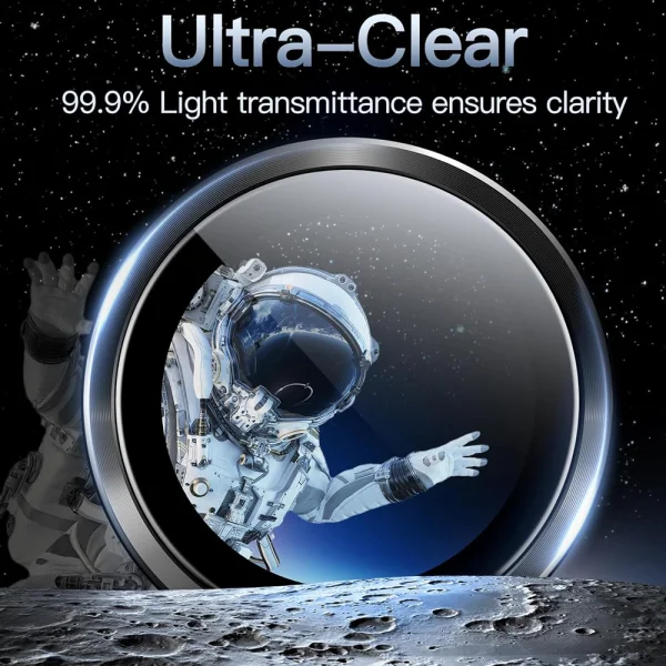 Стъклени протектори за камера Lens Fulm за Samsung Galaxy A55 5G, Черен 2