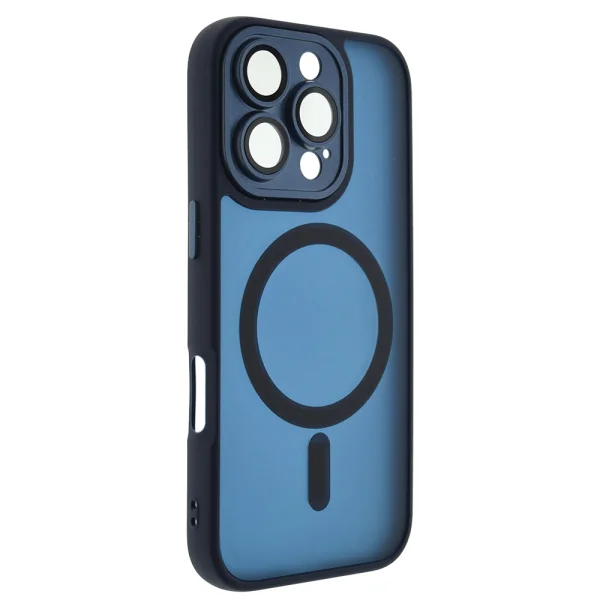 Shockproof case MagSF TP-27 for iPhone 16 Pro, Dark blue 3