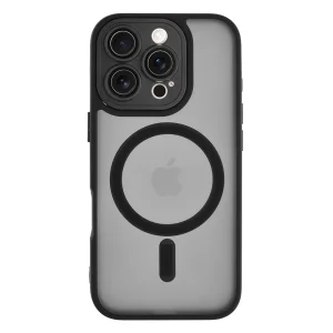 Удароустойчив калъф MagSF TP-27 за iPhone 16 Pro Max, Черен