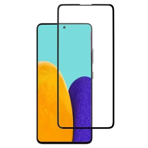 Стъклен Протектор 5D Full Glue за Samsung Galaxy A52 5G / A52 LTE (4G), Черен