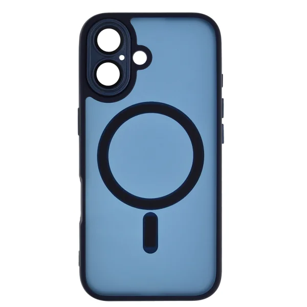 Shockproof case MagSF TP-27 for iPhone 16, Dark Blue 2