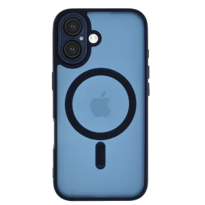 Удароустойчив калъф MagSF TP-27 за iPhone 16, Тъмно син