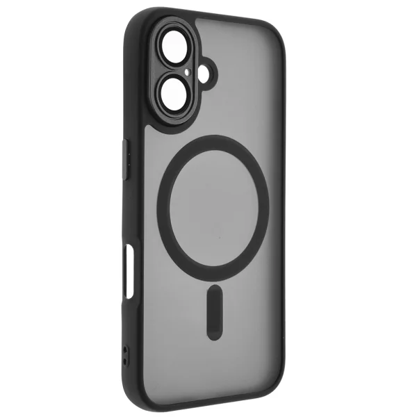 Удароустойчив калъф MagSF TP-27 за iPhone 16, Черен 3
