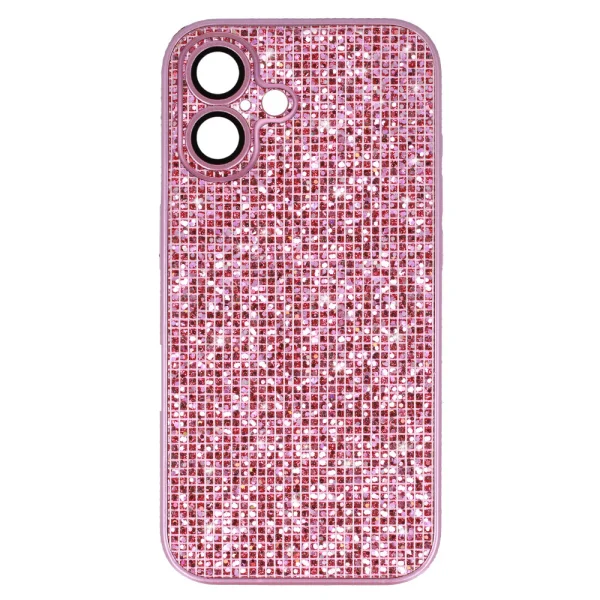 Shockproof Flash Case for iPhone 16, Pink 2