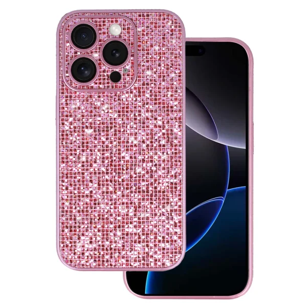 Удароустойчив калъф Flash за iPhone 16 Pro Max, Розов 1