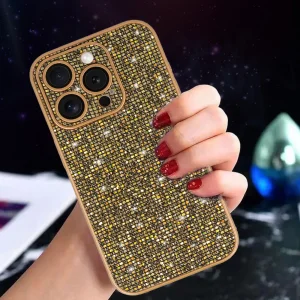Flash Shockproof Case for iPhone 16 Pro Max, Gold 4