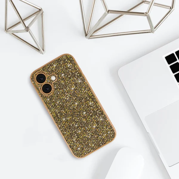 Shockproof Case Flash for iPhone 16, Golden 4