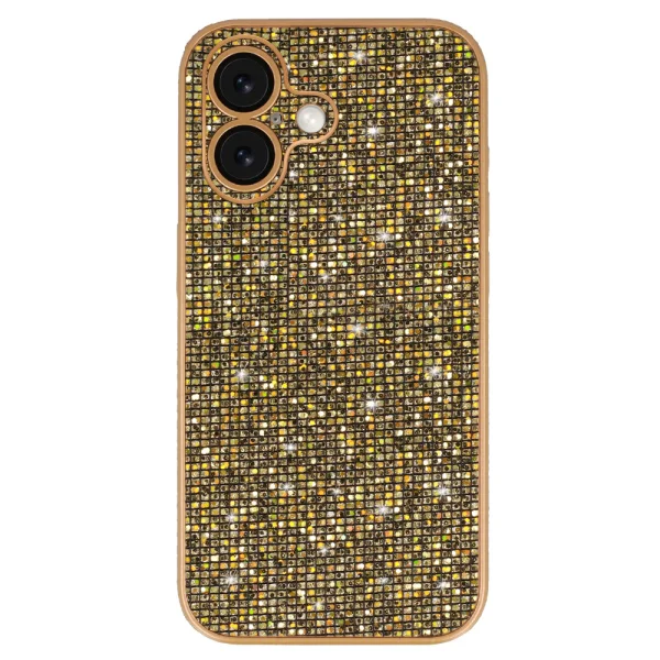 Shockproof Case Flash for iPhone 16, Golden 3