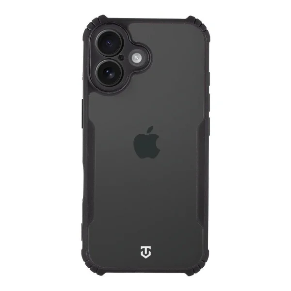Shockproof case Tactical Quantum Stealth for iPhone 16 Plus, Transparent-black 1