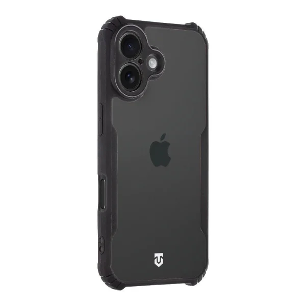 Shockproof case Tactical Quantum Stealth for iPhone 16 Plus, Transparent-black 2