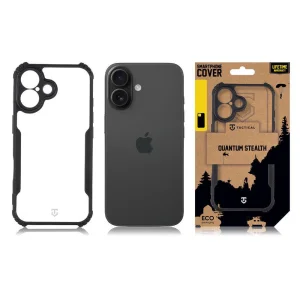 Shockproof case Tactical Quantum Stealth for iPhone 16 Plus, Transparent-black 4