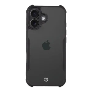 Удароустойчив калъф Tactical Quantum Stealth за iPhone 16 Plus, Прозрачен-черен