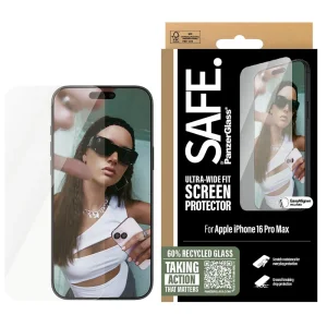 Стъклен Протектор SAFE за iPhone 16 Pro Max Ultra-Wide Fit
