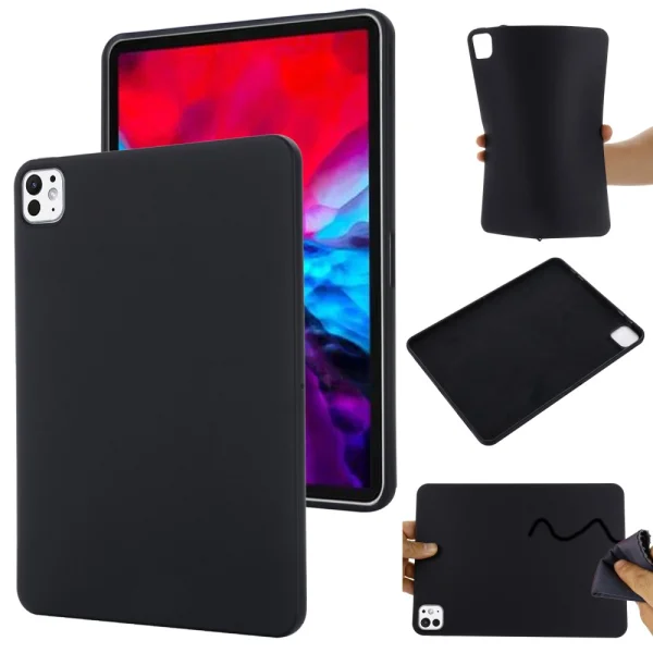 Liquid Silicone Case for iPad Pro 11 2024, Black 1