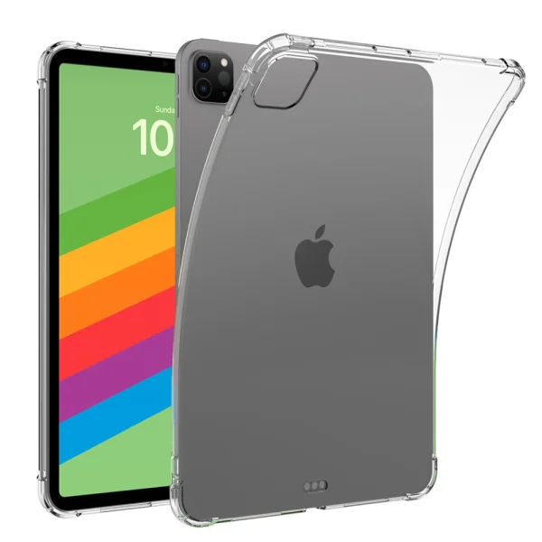 Silicone Case for iPad Pro 11 2024, Transparent 1