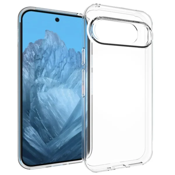 Силиконов калъф за Google Pixel 9 / Pixel 9 Pro, Прозрачен 1