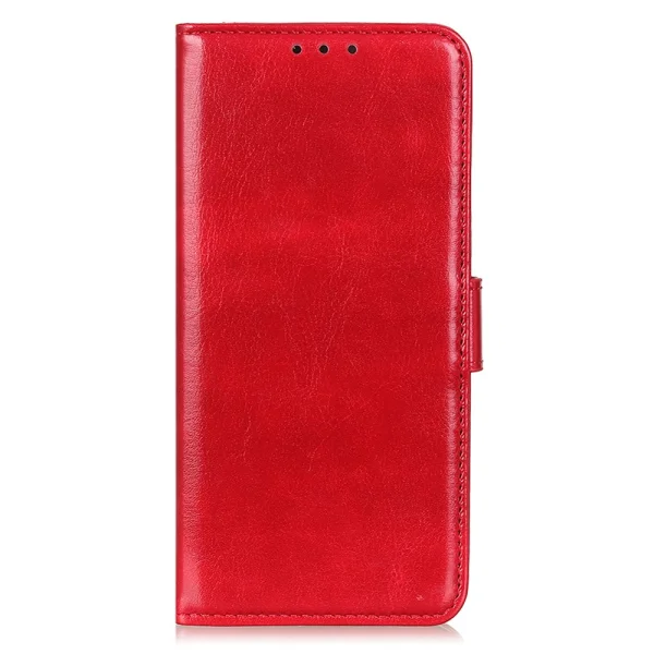 Калъф Тефтер Crazy Horse Leather за Motorola Edge 50 Neo 5G, Червен 5