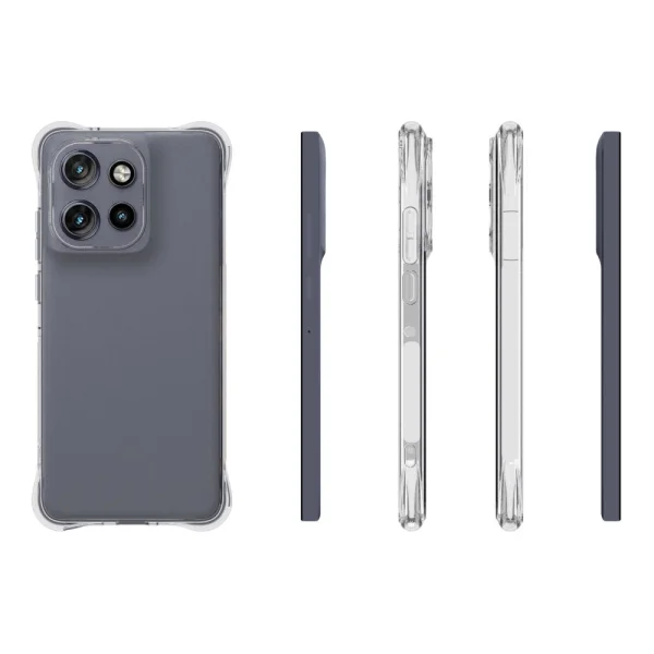 Силиконов калъф Anti-drop за Motorola Edge 50 Neo 5G, Прозрачен 4