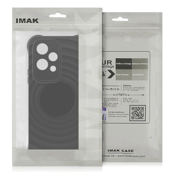 Силконов калъф Matt IMAK UC-6 за Motorola Edge 50 Neo 5G, Черен 5