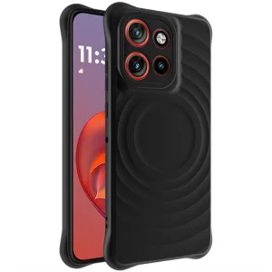 Силконов калъф Matt IMAK UC-6 за Motorola Edge 50 Neo 5G, Черен