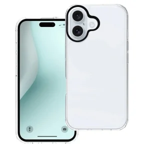 Удароустойчив калъф Lightweight за iPhone 16, Прозрачен
