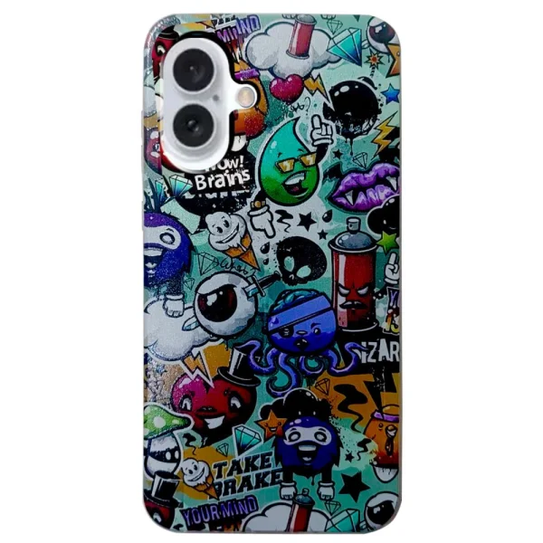 Силиконов калъф за iPhone 16, Комикс 1