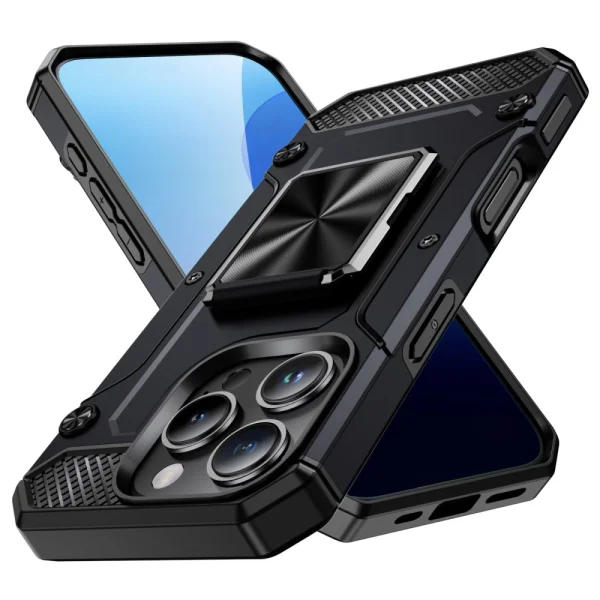 Shockproof case Military Grade Anti-Drop for iPhone 16 Pro Max, Black 1