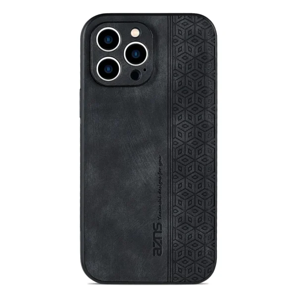 Удароустойчив калъф AZNS за iPhone 16 Pro, Черен 1