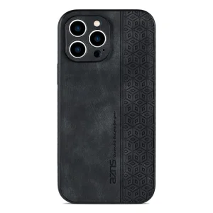 Удароустойчив калъф AZNS за iPhone 16 Pro, Черен