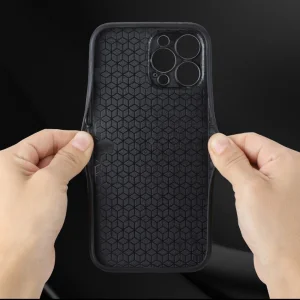 Удароустойчив калъф AZNS за iPhone 16 Pro, Черен 4