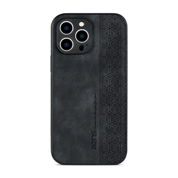 Удароустойчив калъф AZNS за iPhone 16 Pro Max, Черен 1