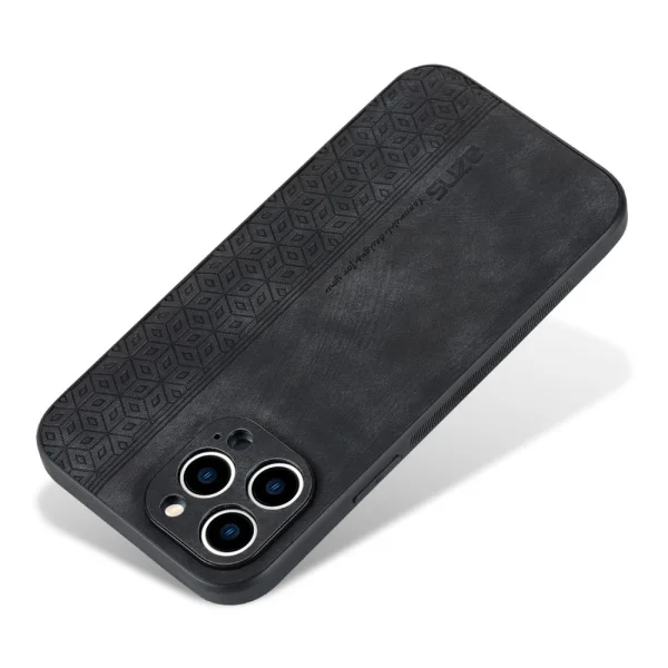 Удароустойчив калъф AZNS за iPhone 16 Pro Max, Черен 3