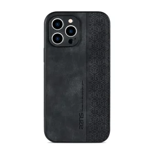 Удароустойчив калъф AZNS за iPhone 16 Pro Max, Черен