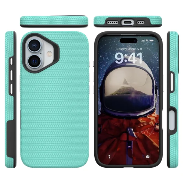 Shockproof Case Liquid Air MagSF for iPhone 16, Mint 3