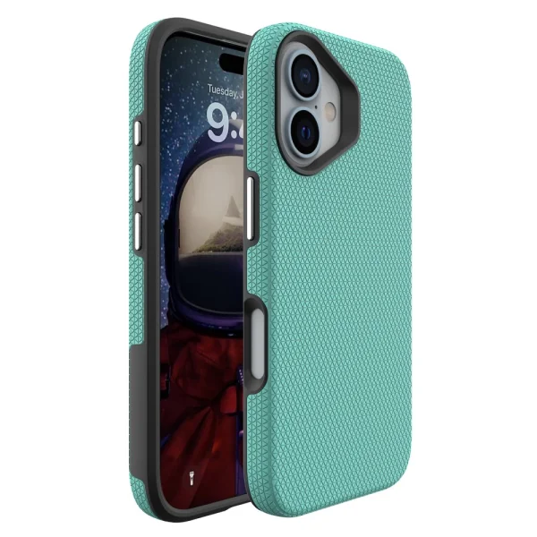 Shockproof Case Liquid Air MagSF for iPhone 16, Mint 1