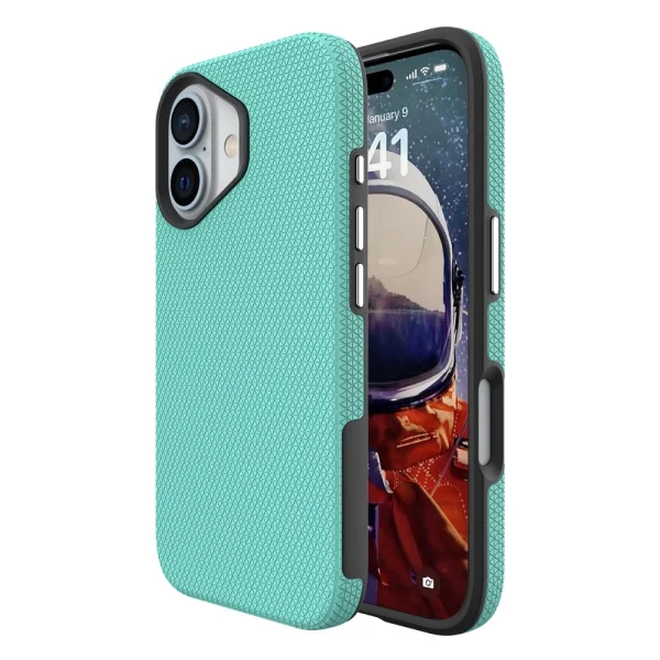 Shockproof Case Liquid Air MagSF for iPhone 16, Mint 2
