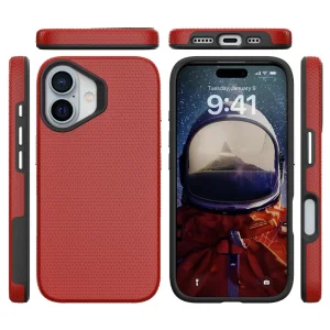 Shockproof Case Liquid Air MagSF for iPhone 16, Red 3