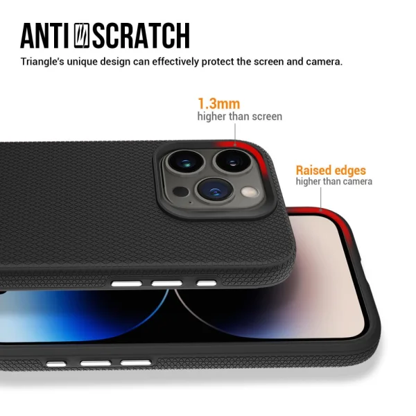 Shockproof Case Liquid Air MagSF for iPhone 16 Pro, Black 4
