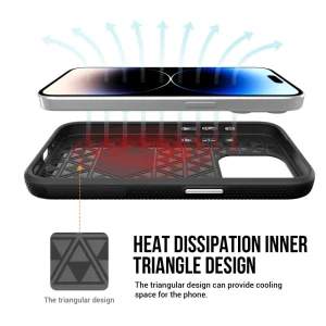 Shockproof Case Liquid Air MagSF for iPhone 16 Pro, Black 5
