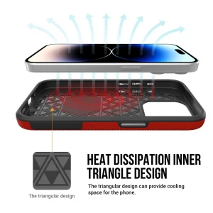 Shockproof Case Liquid Air MagSF for iPhone 16 Pro, Red 5